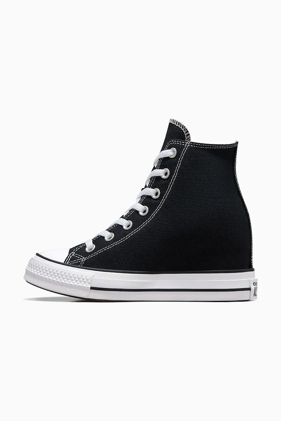 Converse scarpe da ginnastica Chuck Taylor All Star Wedge nero A11909C