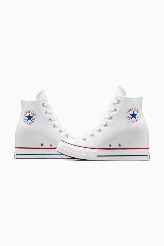 Converse scarpe da ginnastica Chuck Taylor All Star Wedge bianco A11908C