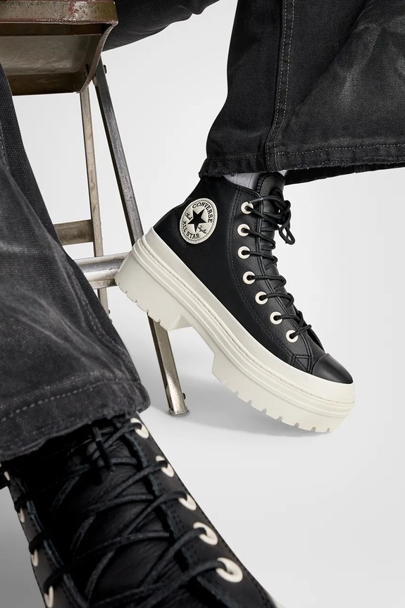 Converse tenisi de piele Chuck Taylor All Star Lugged Heel A12328C