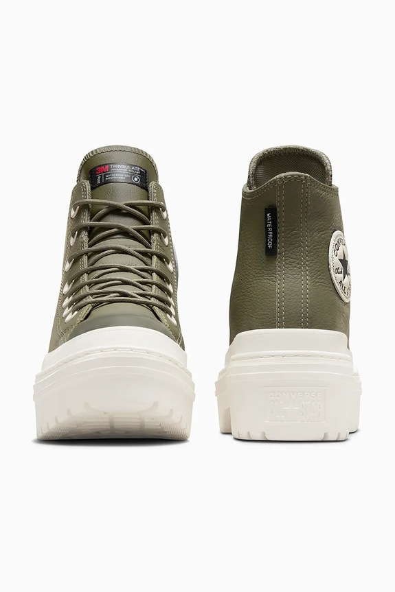 Obuća Kožne tenisice Converse Chuck Taylor All Star Lugged Heel A11163C zelena