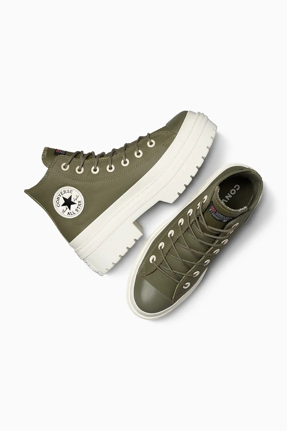 Kožne tenisice Converse Chuck Taylor All Star Lugged Heel A11163C