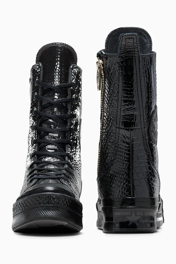 Обувки Кожени кецове Converse Chuck 70 Plus XHi A09381C черен