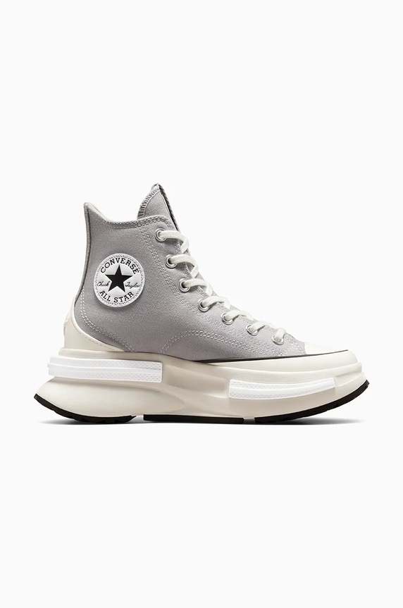 Πάνινα παπούτσια Converse Run Star Legacy CX πλατφόρμα γκρί A09384C