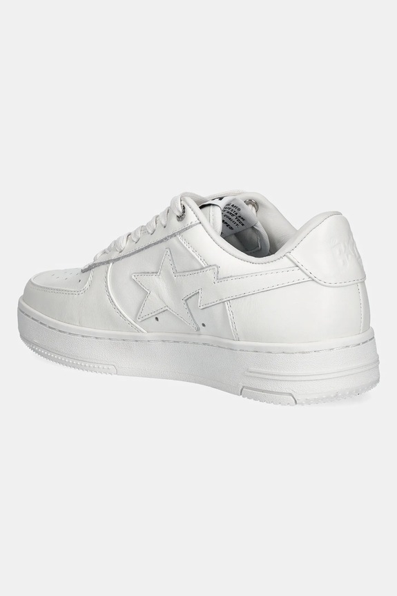 Shoes A Bathing Ape leather sneakers Bape Sta #50 L 1K80291350 white