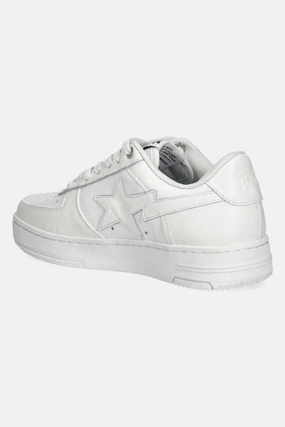 Shoes A Bathing Ape leather sneakers Bape Sta #50 L 1K80291350 white