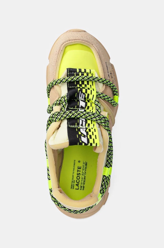 Кроссовки Lacoste L003 Active Runway бежевый 48SFA0076