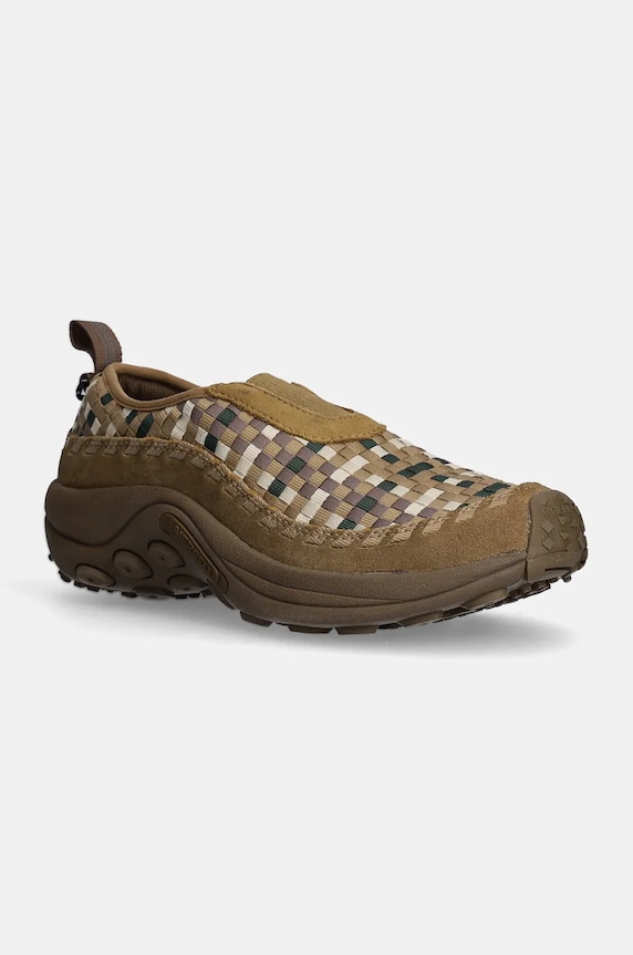 Merrell 1TRL cipő Jungle Moc Evo Woven Se velúr bőr zöld J007284