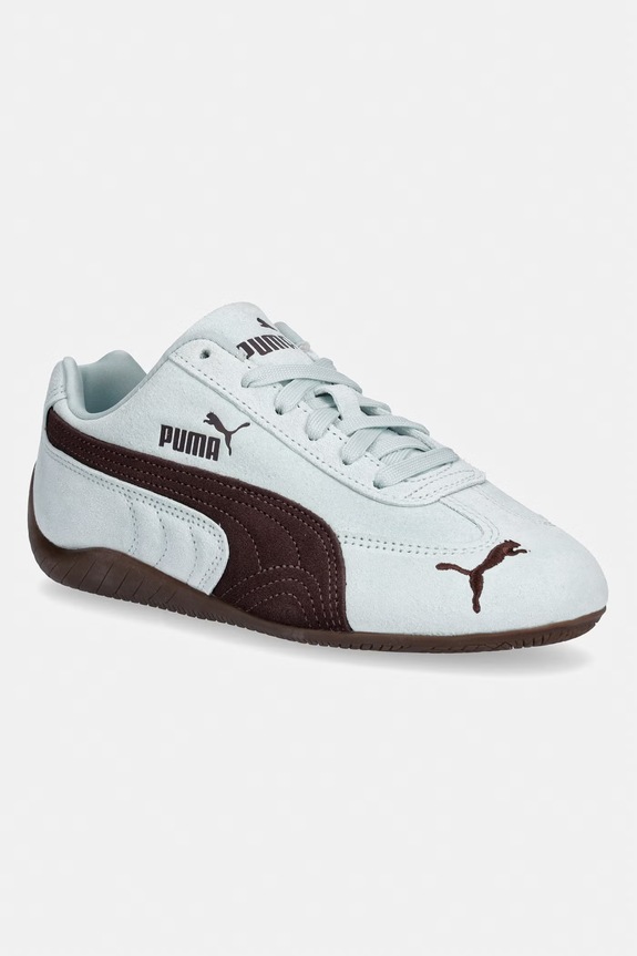 Puma Speedcat OG sneakers pentru femei din piele întoarsă verde 398846.D
