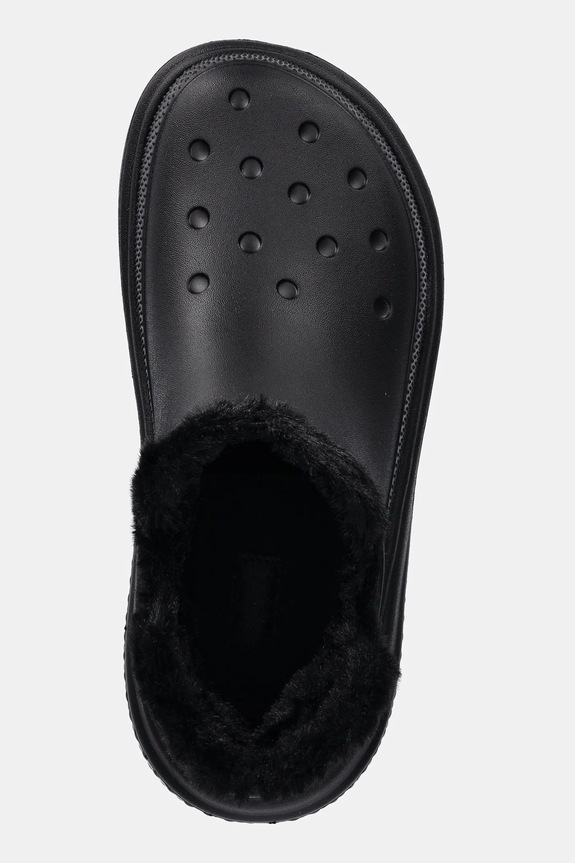 Nízké kozačky Crocs Stomp Lined Shorty Boot černá 210673.060