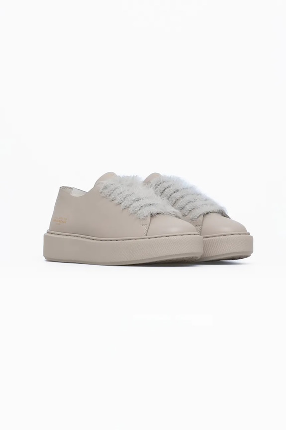 Kožené tenisky Vanda Novak Grace Grace.Light.Gray sivá AW24