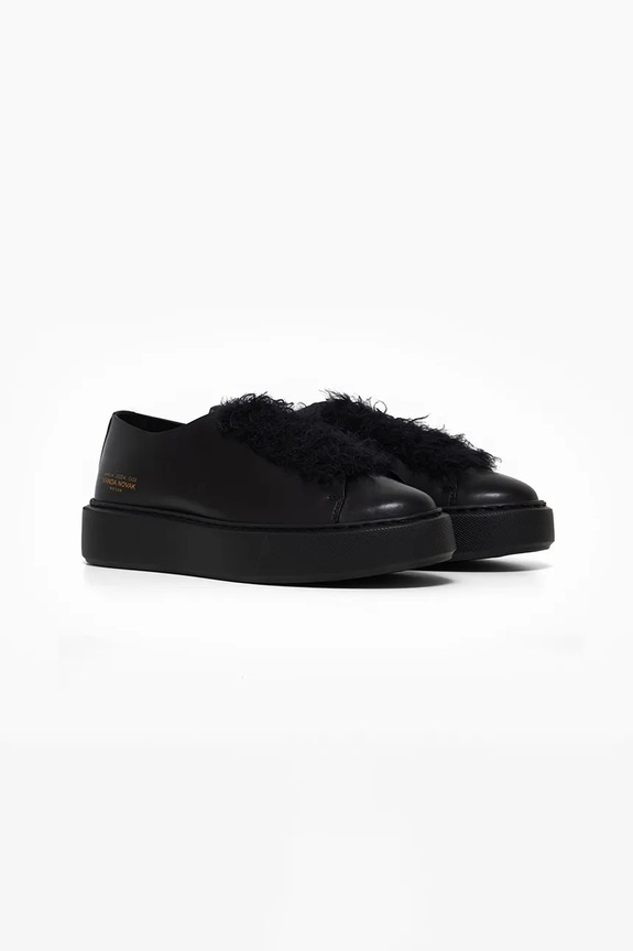 Vanda Novak sneakersy skórzane Grace Grace.Light.Black czarny AW24