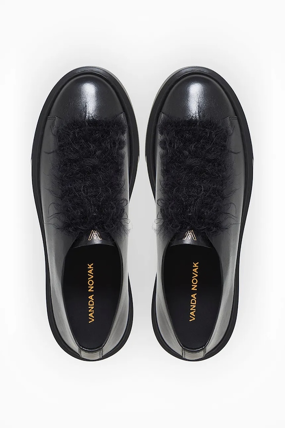 Vanda Novak sneakersy skórzane Grace czarny Grace.Light.Black