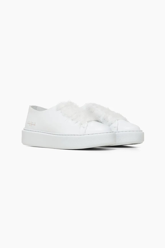 Vanda Novak sneakers din piele Grace Grace.Light.White alb AA00