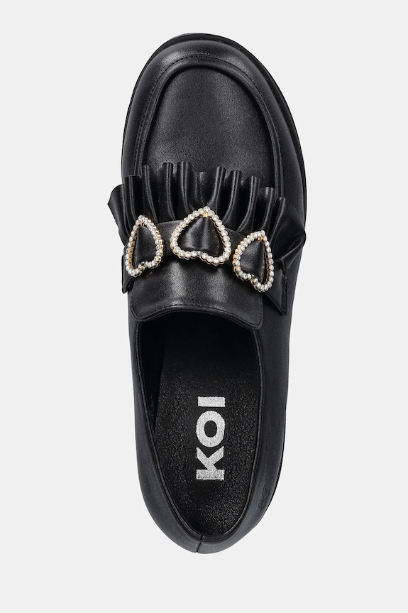 Koi Footwear körömcipő Dark Delights Chunky Heart fekete GW02