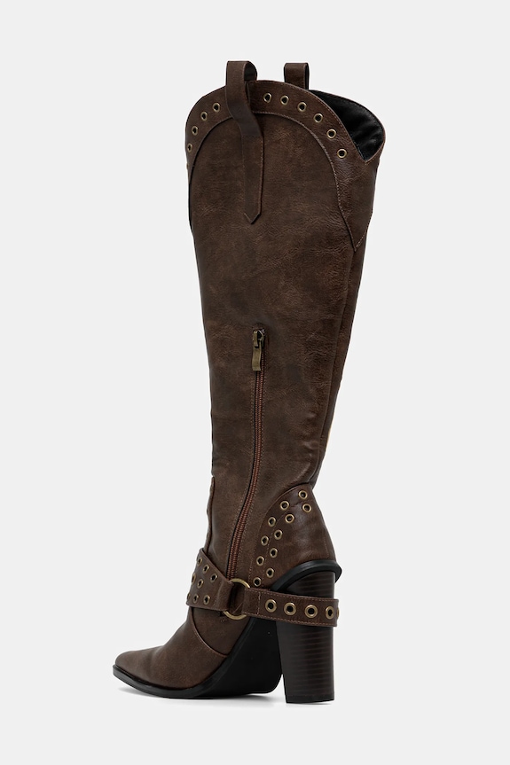 Взуття Черевики Koi Footwear x Twilight Children Of The Moon Cowboy Boots FW01 коричневий