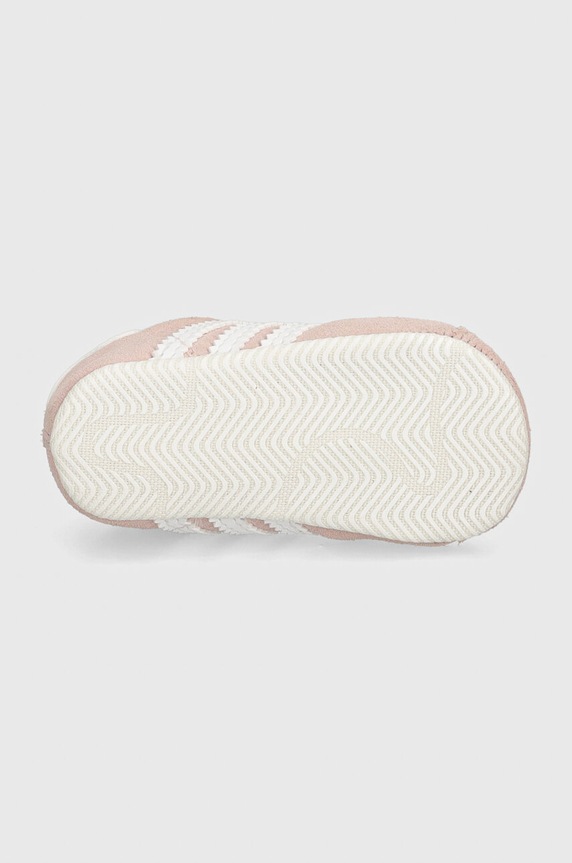 adidas Originals incaltaminte din piele pentru bebelusi GAZELLE CRIB JI2045 roz