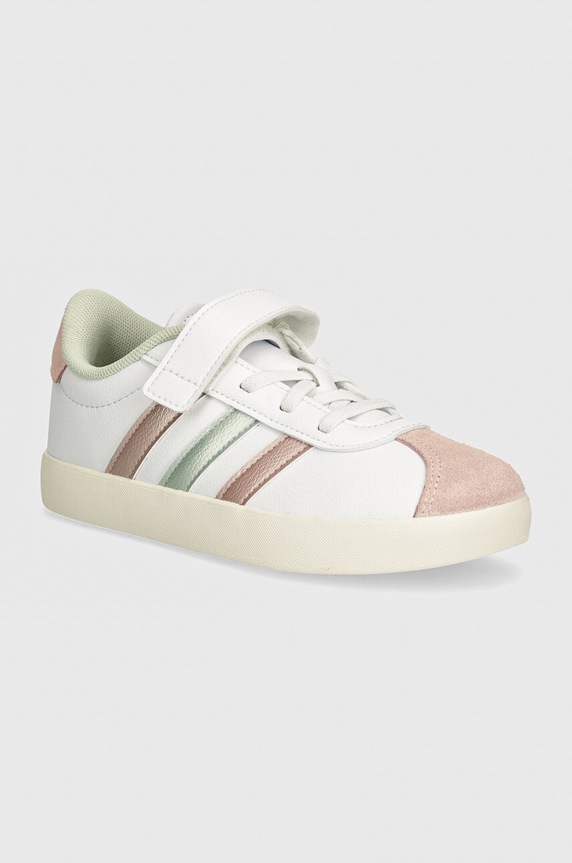 Dječje tenisice adidas VL COURT 3.0 EL C imitacija zrnate kože bijela IH4952