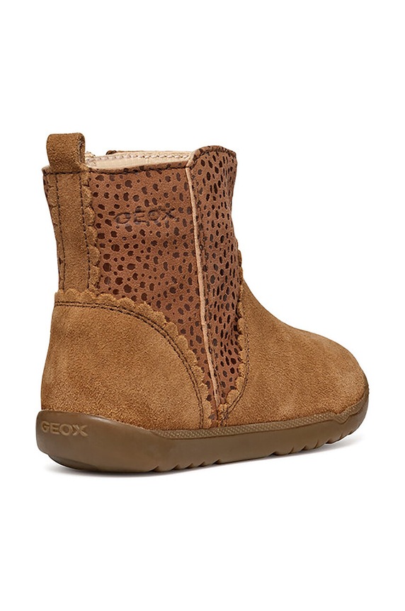 Κοριτσίστικα Παιδικές μπότες σουέτ Geox MACCHIA B264PA.00722.18.26 καφέ