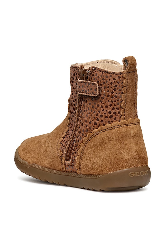 Παιδικές μπότες σουέτ Geox MACCHIA καφέ B264PA.00722.18.26