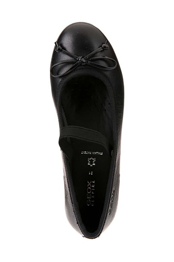 Geox baleriny skórzane dziecięce JR PLIE' J3455B.00043.35.41 czarny