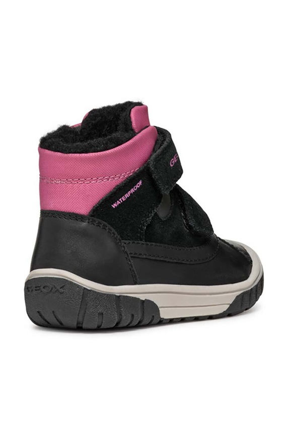 Fete Geox cizme de iarna pentru copii OMAR WPF B462LC.022FU.20.23 negru