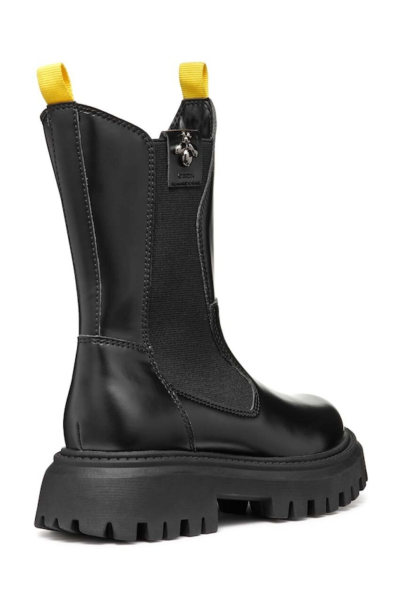 Девочка Детские ботинки Geox MAQUINNENS J46M6A.0CNNH.36.40 чёрный