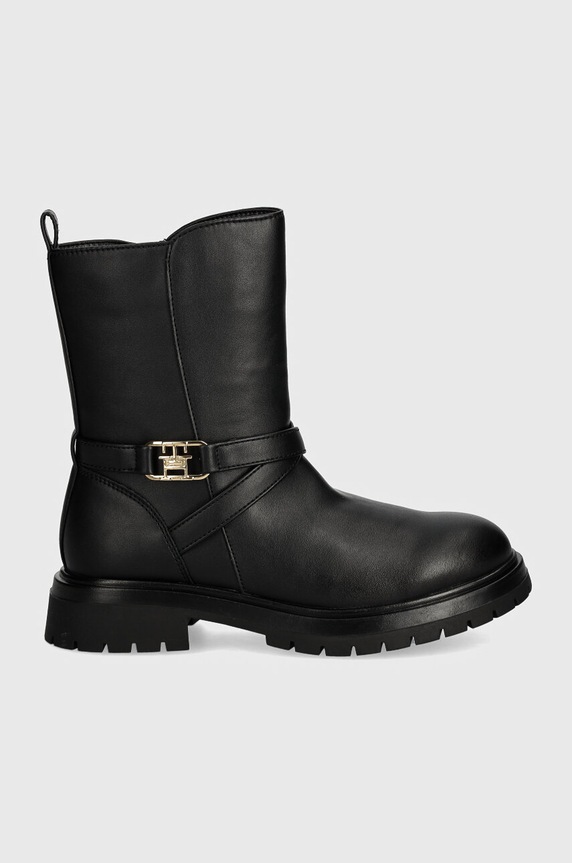 Детские ботинки Tommy Hilfiger T3A5.33574.35.40 чёрный AW24
