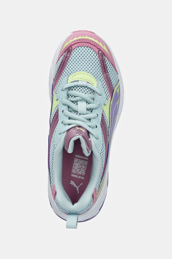 Dětské sneakers boty Puma Morphic Mystery Garden modrá 397884