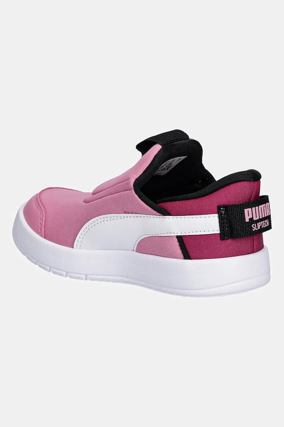 Lány Puma gyerek sportcipő Courtflex v3 SLIPTECH PS 399734 rózsaszín