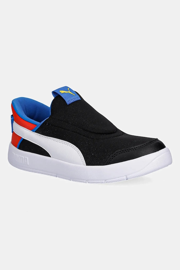Dětské sneakers boty Puma Courtflex v3 SLIPTECH PS nízký černá 399734