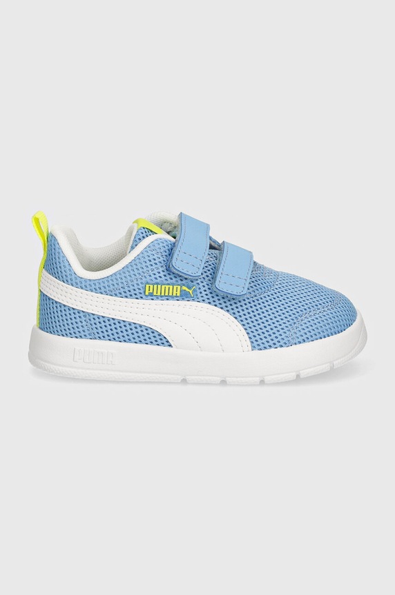 Dětské sneakers boty Puma Courtflex V3 Mesh PS 398086 modrá AW24