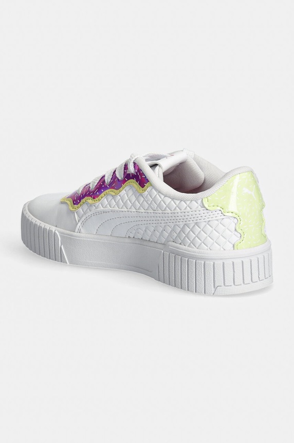 Dziewczynka Puma sneakersy dziecięce Carina 2.0 Trolls 2 398902 biały