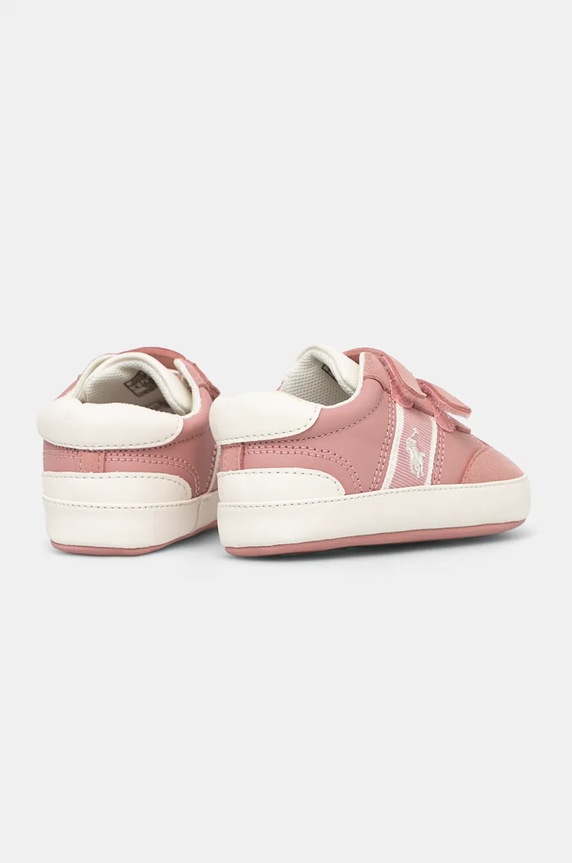Κοριτσίστικα Παιδικά sneakers Polo Ralph Lauren HERITAGE COURT III T-TOE LAYETTE RL00988680 ροζ