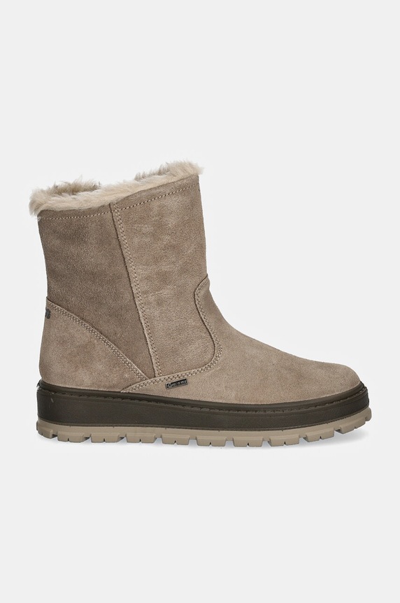 Primigi cizme de iarna pentru copii din piele intoarsa 6869711.36.40 bej AW24