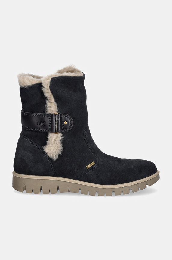 Primigi cizme de iarna pentru copii din piele intoarsa 6872433.36.40 bleumarin AW24