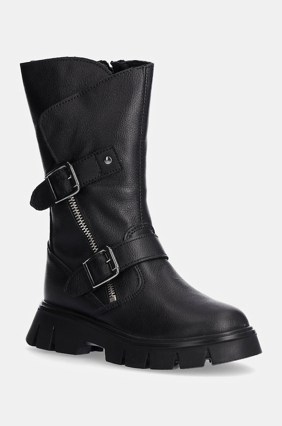 Primigi ghete din piele pentru copii neizolat gri 6876300.31.35