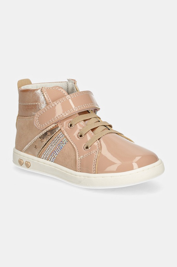 Primigi sneakersy zamszowe dziecięce imitacja skóry licowej różowy 6902700