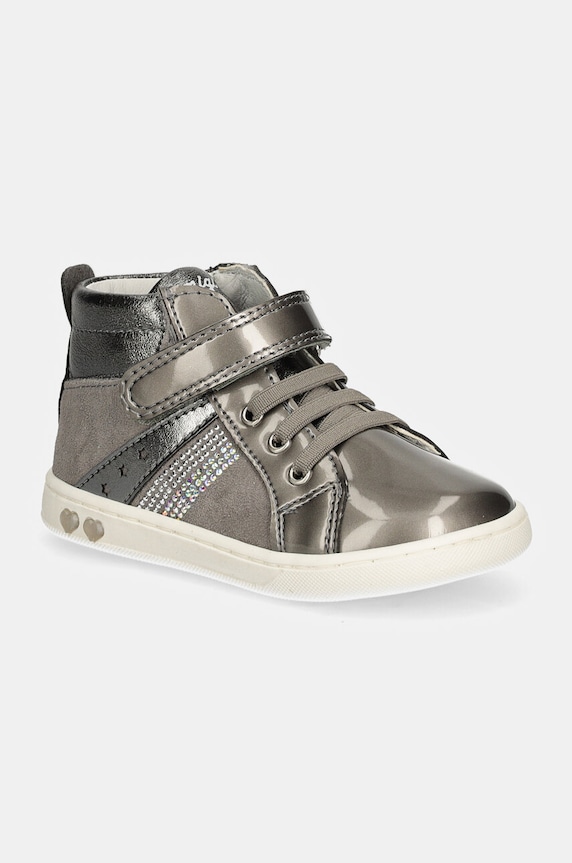 Primigi sneakersy zamszowe dziecięce imitacja skóry licowej szary 6902711