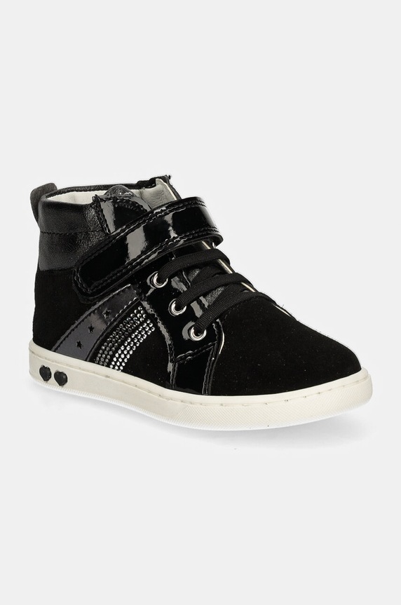 Primigi sneakers de piele întoarsă pentru copii piele întoarsă negru 6902722