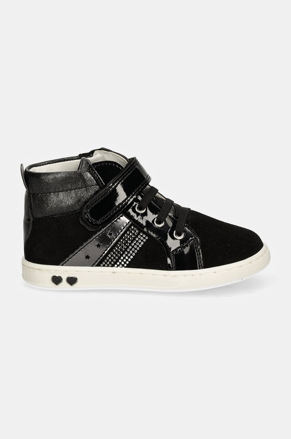 Primigi sneakers de piele întoarsă pentru copii 6902722 negru AW24