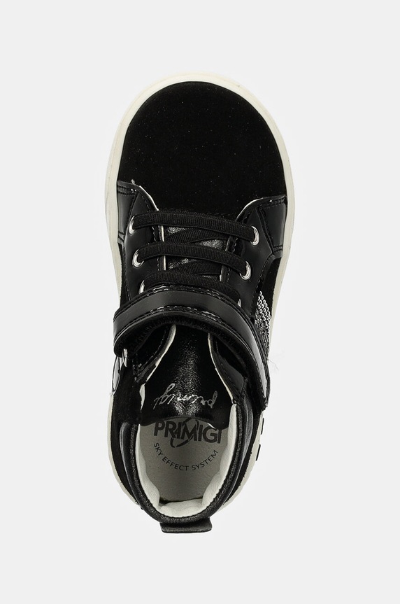Primigi sneakers de piele întoarsă pentru copii negru 6902722