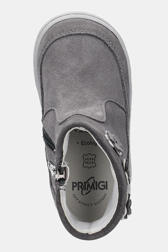 Primigi gyerek télicipő velúrból szürke 6902811