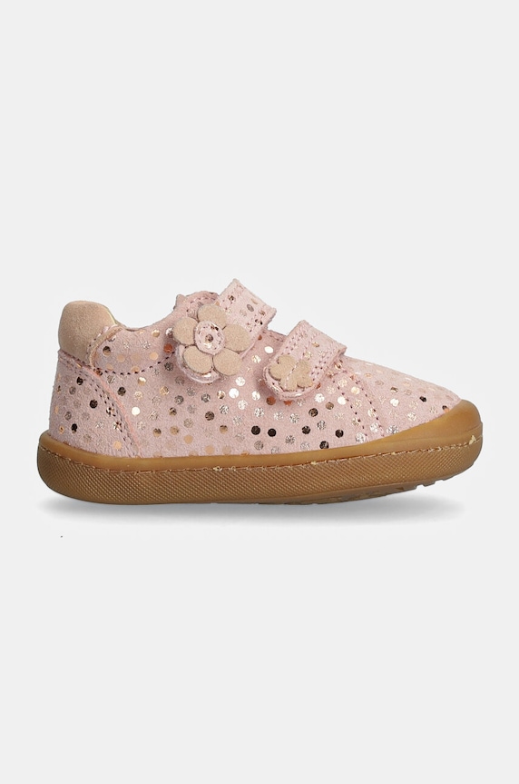 Dětské semišové polobotky Primigi 6906600 růžová AW24
