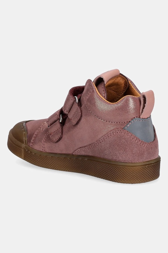 Lány Froddo gyerek félcipő velúrból ROSARIO HIGH-TOP G2110134.G.25.30 rózsaszín