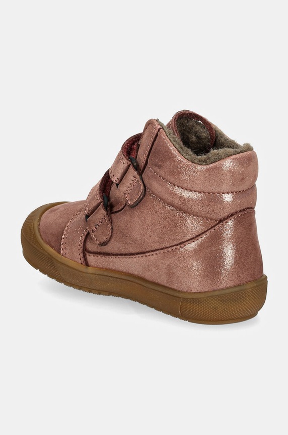 Fete Froddo ghete de iarna pentru copii din piele OLLIE WOOL TEX G2110138.G.21.24 roz