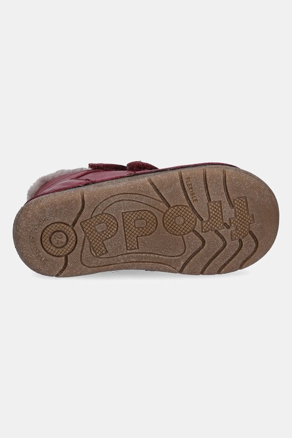 Froddo ghete de zăpadă din piele pentru copii PAIX UP WINTER G2110143.G.21.24 burgundia