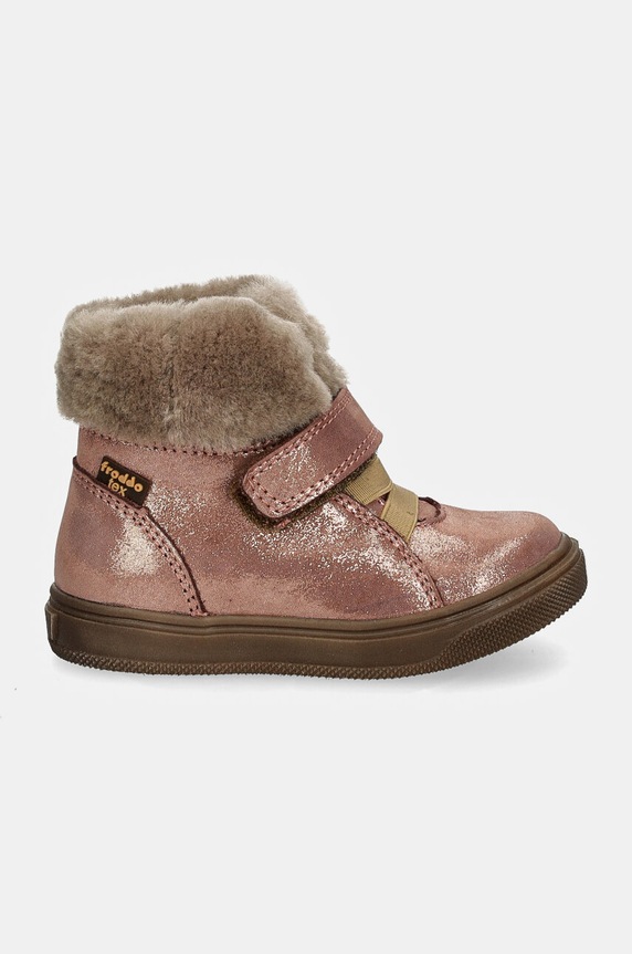 Froddo buty zimowe skórzane dziecięce BASCO TEX G2110144.G.21.24 różowy AW24