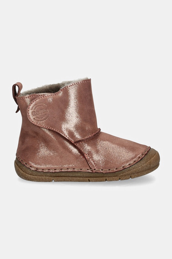 Froddo śniegowce skórzane dziecięce PAIX UP WINTER BOOTS G2160082.G.21.24 złoty AW24