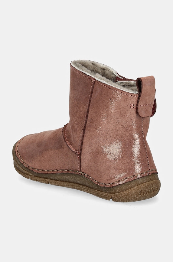 Dziewczynka Froddo śniegowce skórzane dziecięce PAIX UP WINTER BOOTS G2160082.G.21.24 złoty