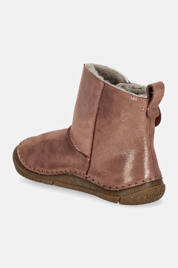 Dziewczynka Froddo buty zimowe skórzane dziecięce PAIX UP WINTER BOOTS G2160082.G.25.30 różowy